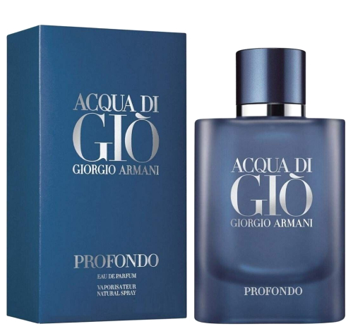 Acqua Di Gio Profondo Cologne by Giorgio Armani 3.3oz Eau De Parfum Spray for men